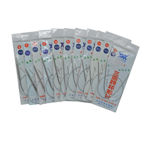 三燕牌43cm超短 不锈钢丝环形针 打袖子毛衣针毛线针 diy编织工具