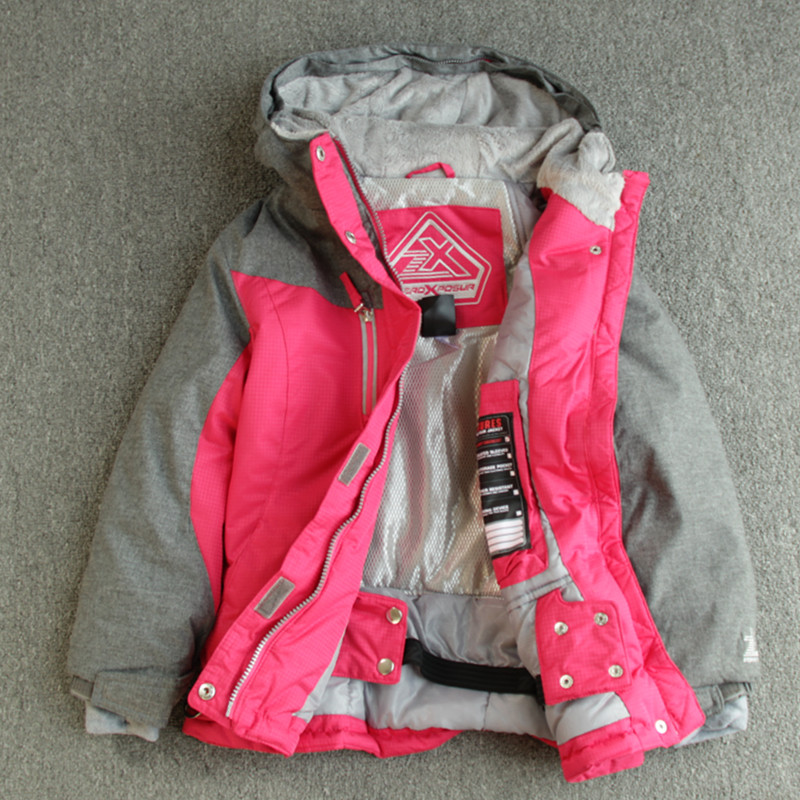 冬季新款女童冲锋衣上衣户外防风