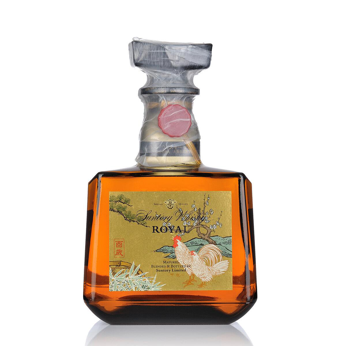 日本停产威士忌 1993年鸡年限定 720ML 43度 山崎15年麦芽的芳香