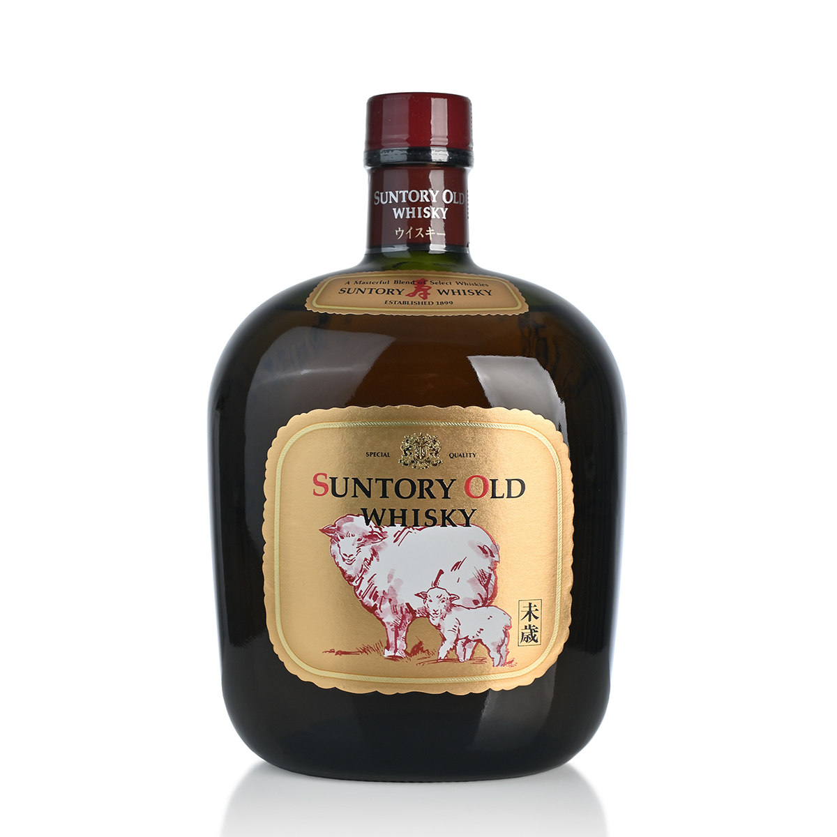 日本停产威士忌 1991年羊年限定款 750ML 43度 可爱稀少无盒