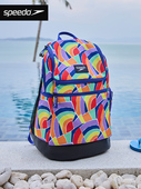 Speedo速比涛游泳包35升大容量防泼水男女旅游度假运动双肩背包