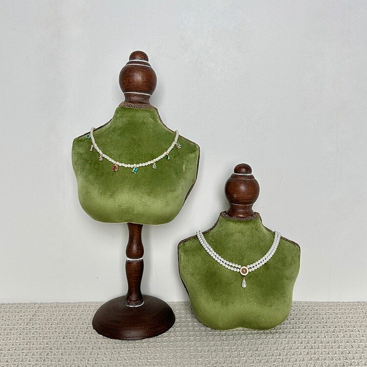 人像模特展示架复古简约饰品拍照道具橱窗饰品类摆摊陈列脖子摆件