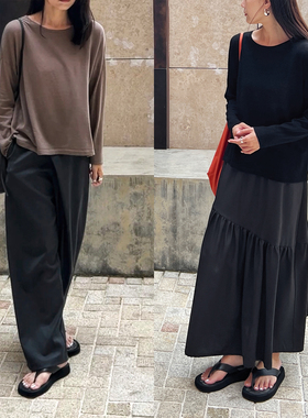 （2色) Plain Sight 基础必入 三醋酸羊绒套头衫