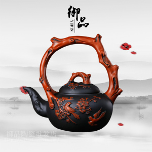原矿提梁紫泥宜兴大茶壶