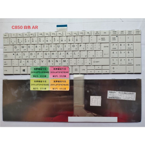全新TOSHIBA C850 C855 C855D AR 阿拉拍文 键盘