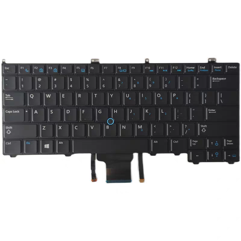 全新DELL戴尔 E7440 原装笔记本键盘 背光 有杆PK130VN1B00