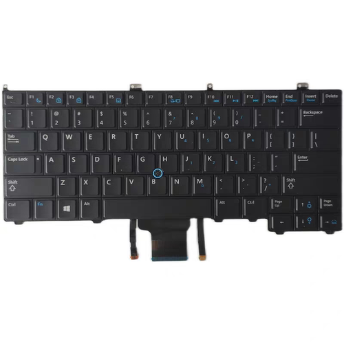 全新DELL戴尔 E7440 原装笔记本键盘 背光 有杆PK130VN1B00