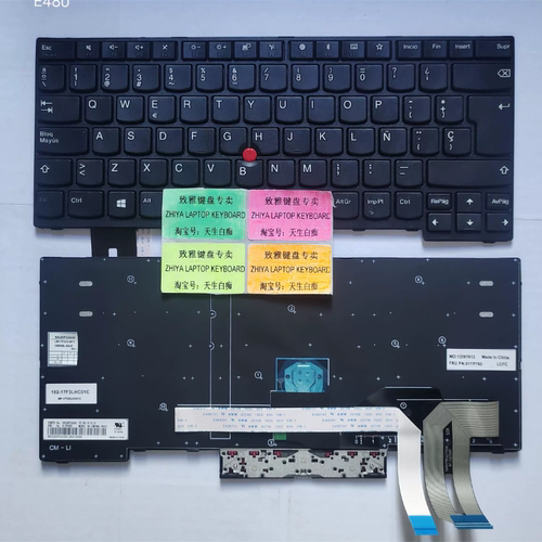 全新LENOVO E480 T480S T490 L380 L480 SP 西班牙 键盘