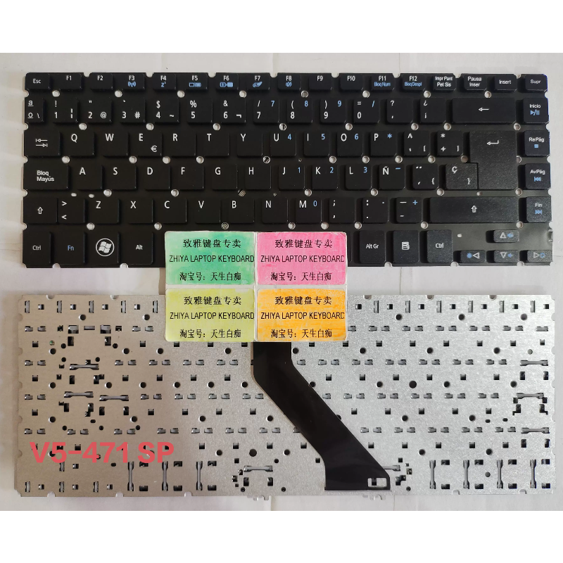 全新ACER V5-471 V5-431 V5-431G V5-471G SP 西班牙文 键盘键