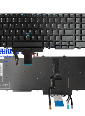 适用戴尔Precision 3530 3520 M3530 P60F 7510 7520 P53F键盘