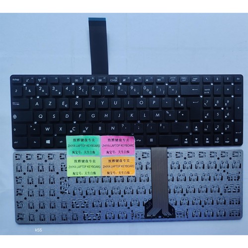 全新ASUS K55 K55VJ A55V A55VD FR 法文 键盘