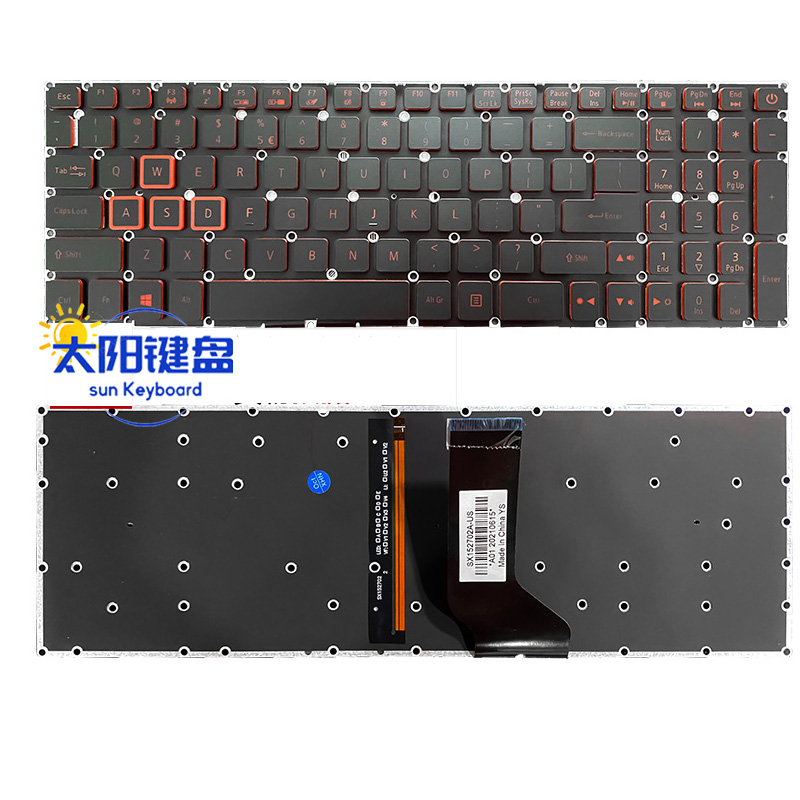 适用宏基 VX15暗影骑士3 VX5-793/591G VN7-593 G9-591键盘G3-571