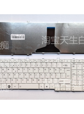 全新TOSHIBA C650 L650D L660 L655 白色 TR 土耳其 键盘