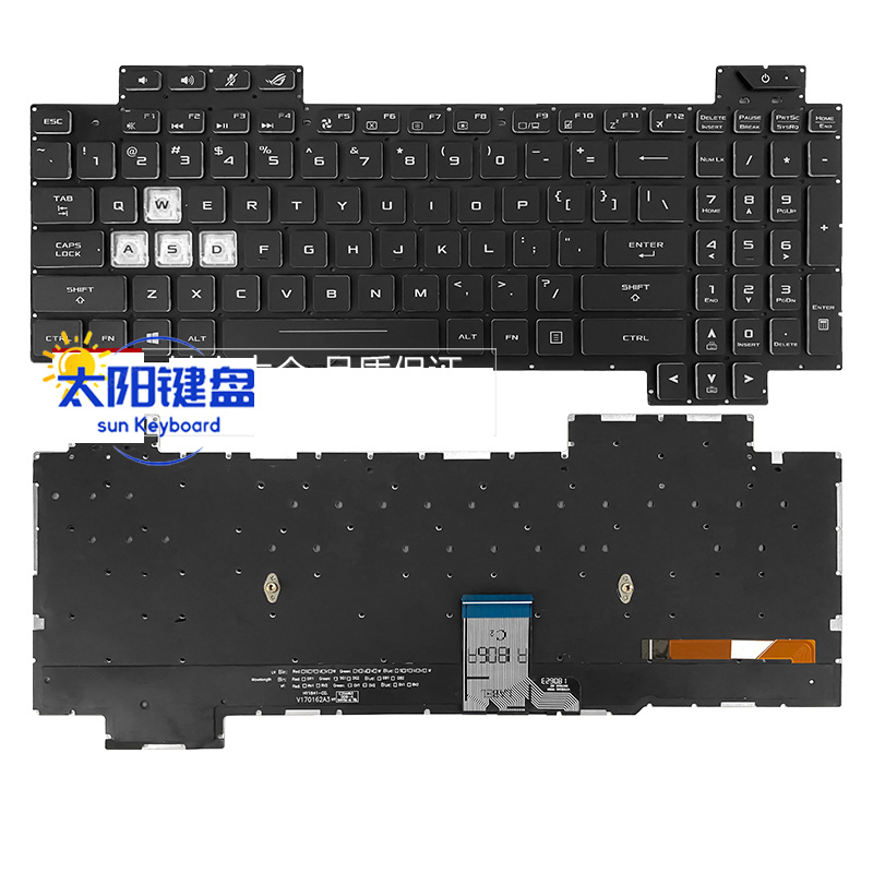 全新适用华硕 S5c GL504 GL504G GL504GS GL504GM GL504GV键盘