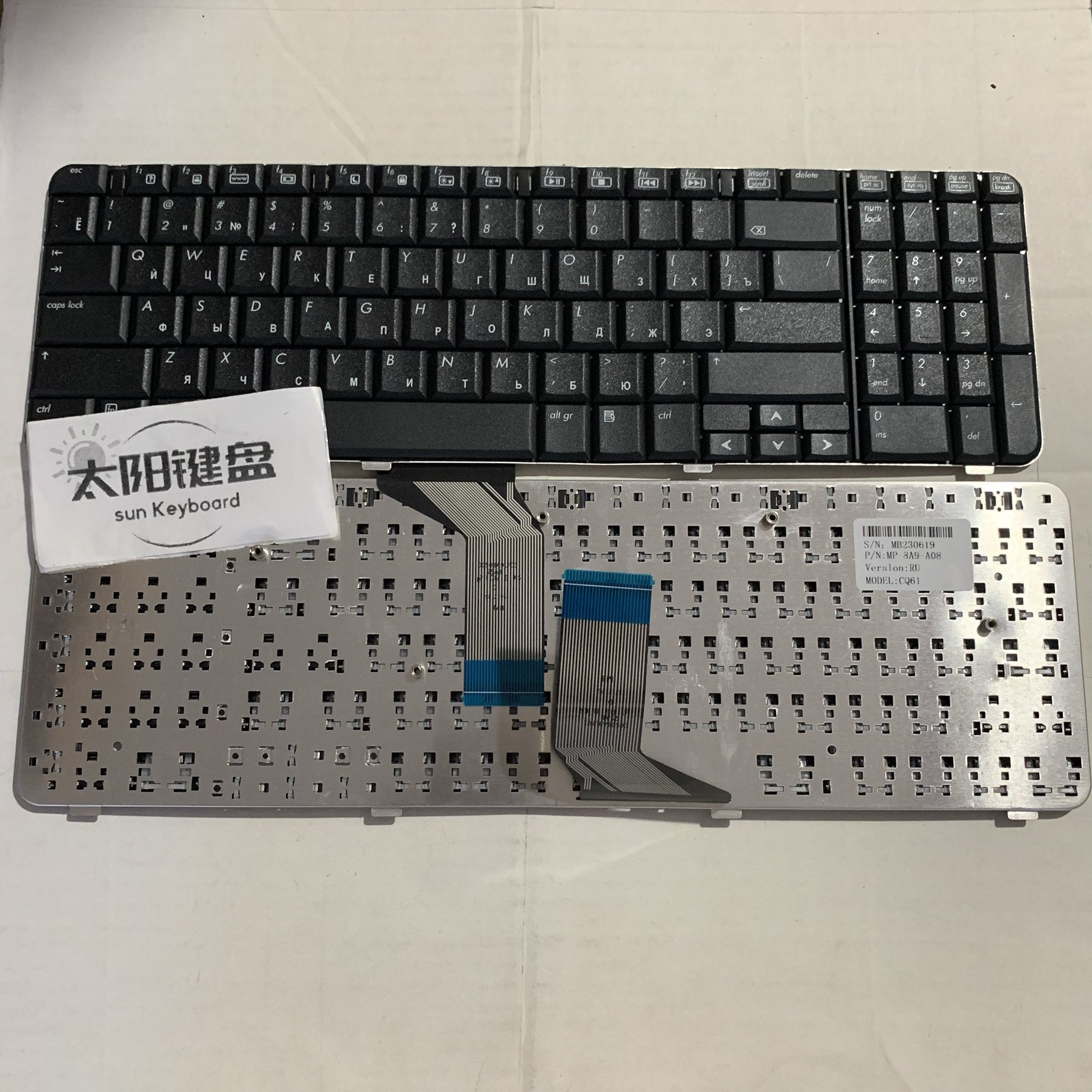 全新Ru适用惠普 HP Compaq Presario CQ61 G61  键盘