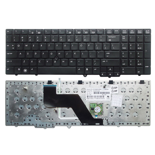 全新L  HP惠普 EliteBook 8540 8540P 8540W 键盘 有带鼠标杆