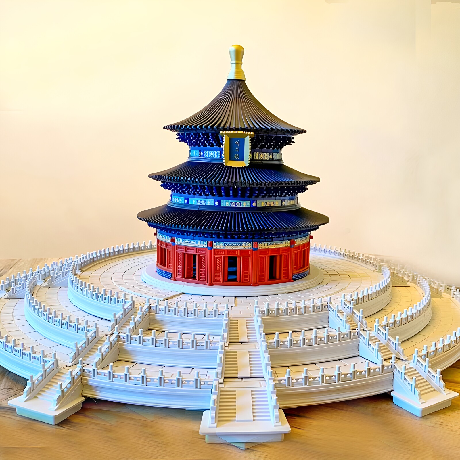 2026新款故宫天坛榫卯结构积木图片