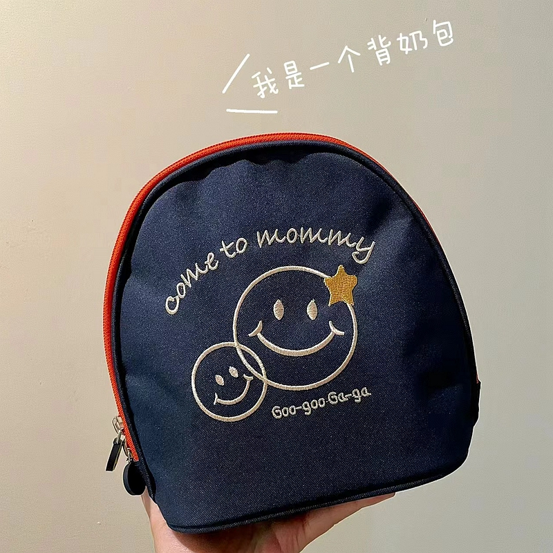 日本双奶瓶保温包母乳便携保鲜包蓝冰冰包奶瓶保温袋背奶包储奶包