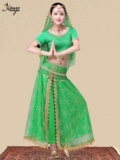 Сексуальный костюм, этническая модная длинная юбка, комплект, Индия