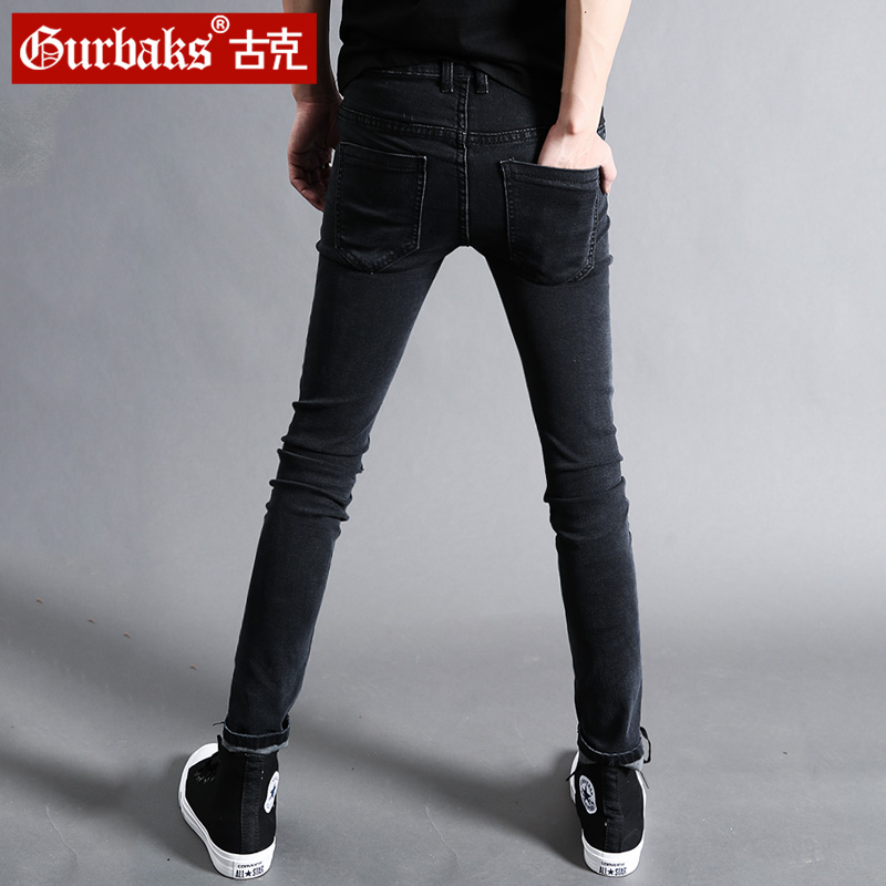 Jeans pour jeunesse pieds Slim GURBAKS en coton pour automne - Ref 1485858 Image 2
