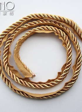 欧式沙发抱枕坐垫装饰花边绳辅料三股绳手工布艺包边绳子1米1cm