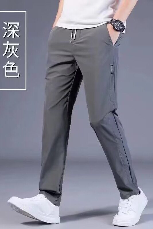 S016P20卫裤男百搭直筒宽松韩版潮休闲弹力裤子新款透气大码薄,男装休闲裤,星座218-1（原230）