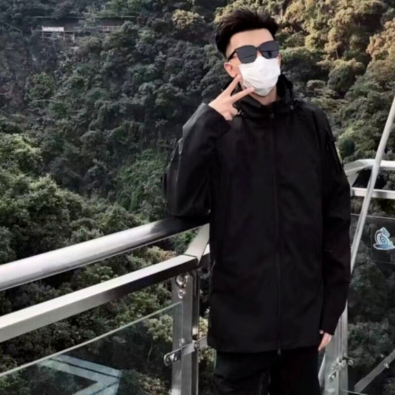 J89P70简约春秋男慵懒夹克新款青春流行长袖原宿标准外穿印花拉链,男装夹克,星座218-1（原230）