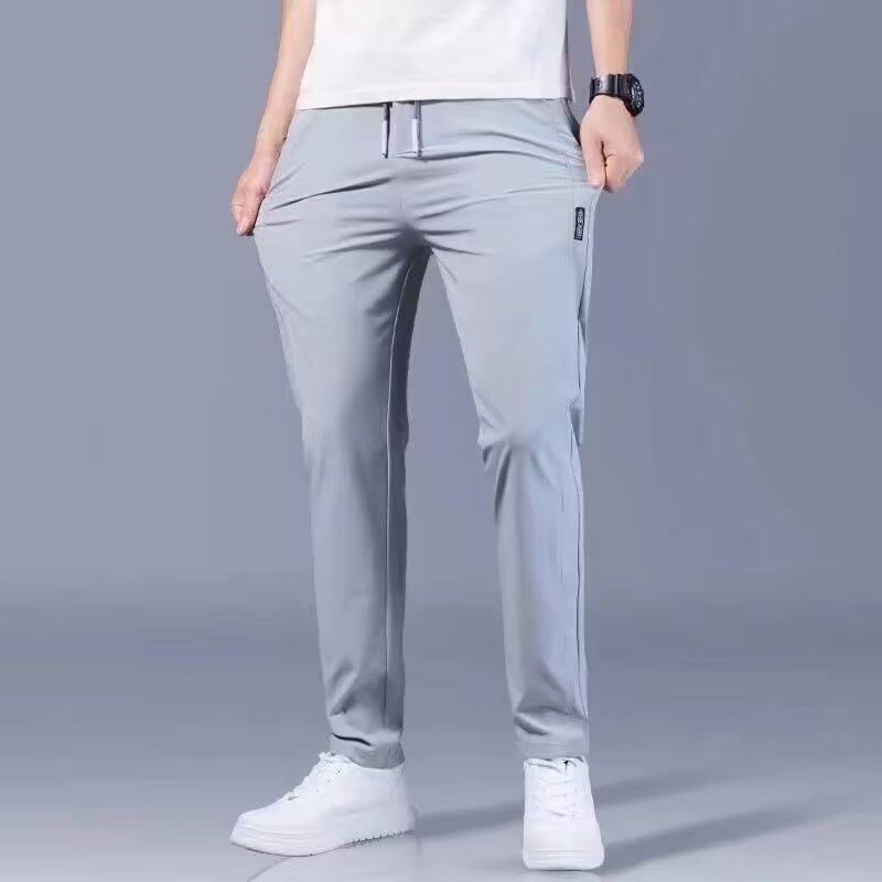 S016P20卫裤男百搭直筒宽松韩版潮休闲弹力裤子新款透气大码薄,男装休闲裤,星座218-1（原230）