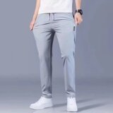 S016P20卫裤男百搭直筒宽松韩版潮休闲弹力裤子新款透气大码薄，男装休闲裤，星座218-1（原230）