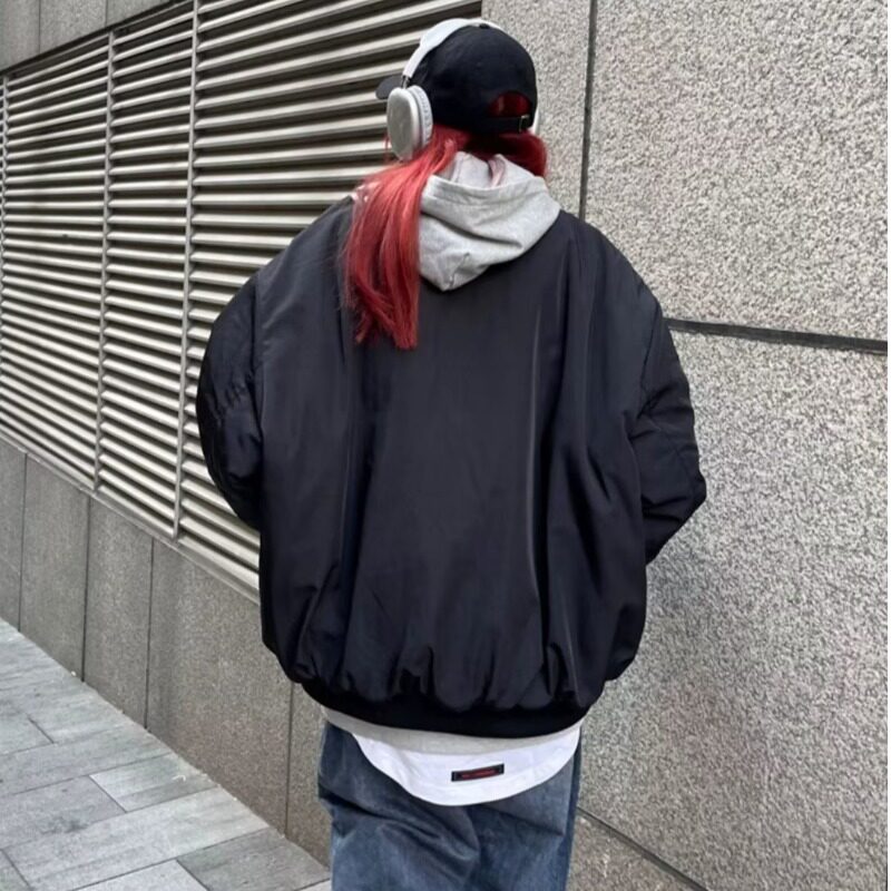 H8815P75春季美式潮潮牌不规则飞行服外套男女长袖夹克棒球服情,女装短外套,星座218-1（原230）