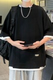 2024夏季新款潮牌短袖T恤男时尚圆领个性百搭半袖上衣服G103P30，男装T恤，星座218-1（原230）