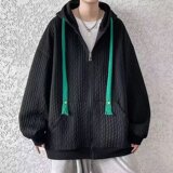 T604p38中山开衫冬天卫衣男款潮牌宽松大码上衣季加厚潮连帽外，男装夹克，星座218-1（原230）