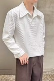 HT58P35长袖polo衫男翻领打底衫轻熟风男装设计感宽松体恤春秋季，男装Polo衫，星座218-1（原230）