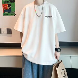 现货G86P25大货 纯棉新款城市风貌圆领潮夏季标准五分袖男图片