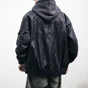 Y7711P90潮翻领运动拉链长袖外穿男青春流行百搭标准秋季夹克新款图片