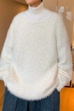 M87P65半高领毛衣男秋冬加厚宽松慵懒ins港风休闲内搭针织衫个性，男装针织衫/毛衣，星座218-1（原230）
