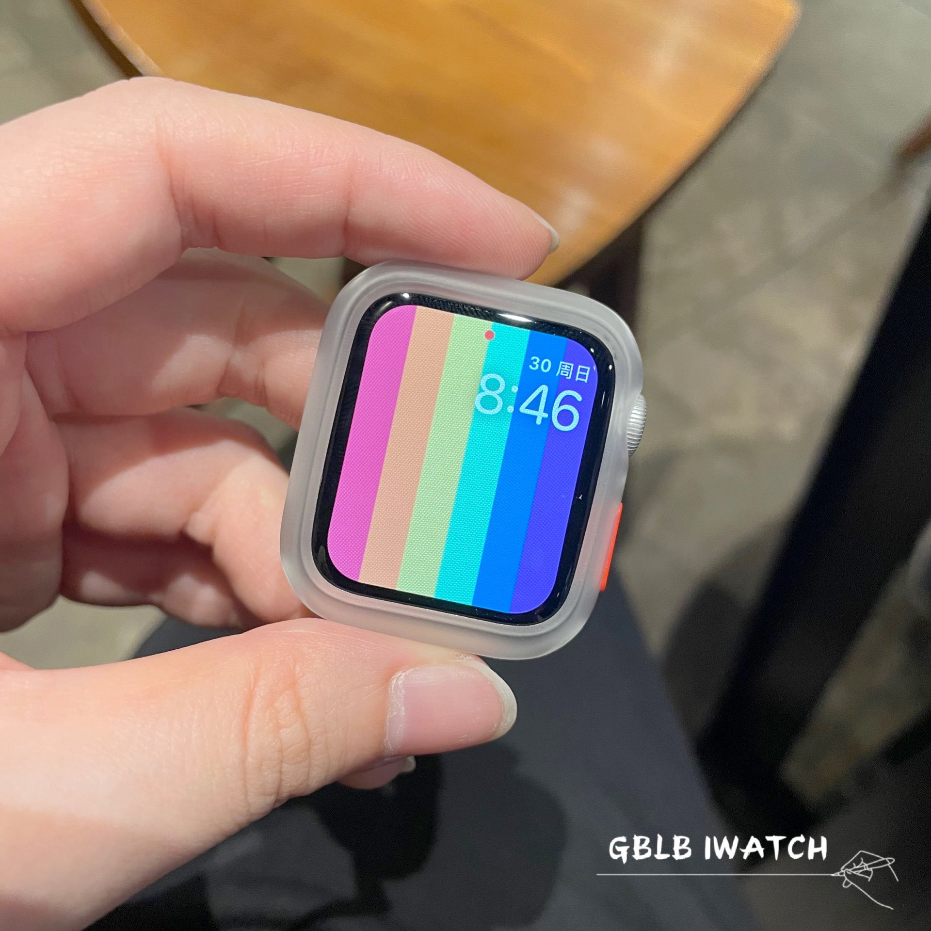 适用苹果手表保护壳apple watch98磨砂半包软壳iwatch6SE53潮40mm 智能设备 智能手表手环表带/腕带 原图主图