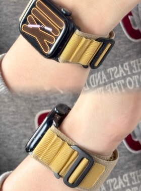 适用苹果手表表带ApplewatchS11新颜色高山回环iwatch6SE男女