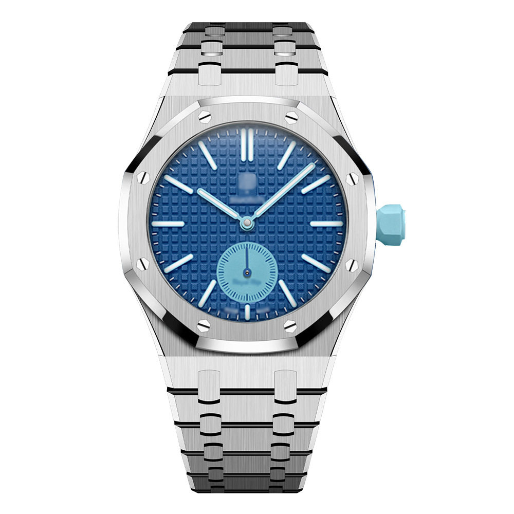 适用APxSwatch斯沃琪联名款316不锈钢改装保护Royal Pop定制表带