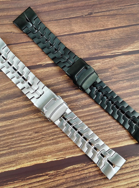 适用于佳明fenix8 47 51mm不锈钢fenix7 PRO钢铁侠快拆表带保险扣