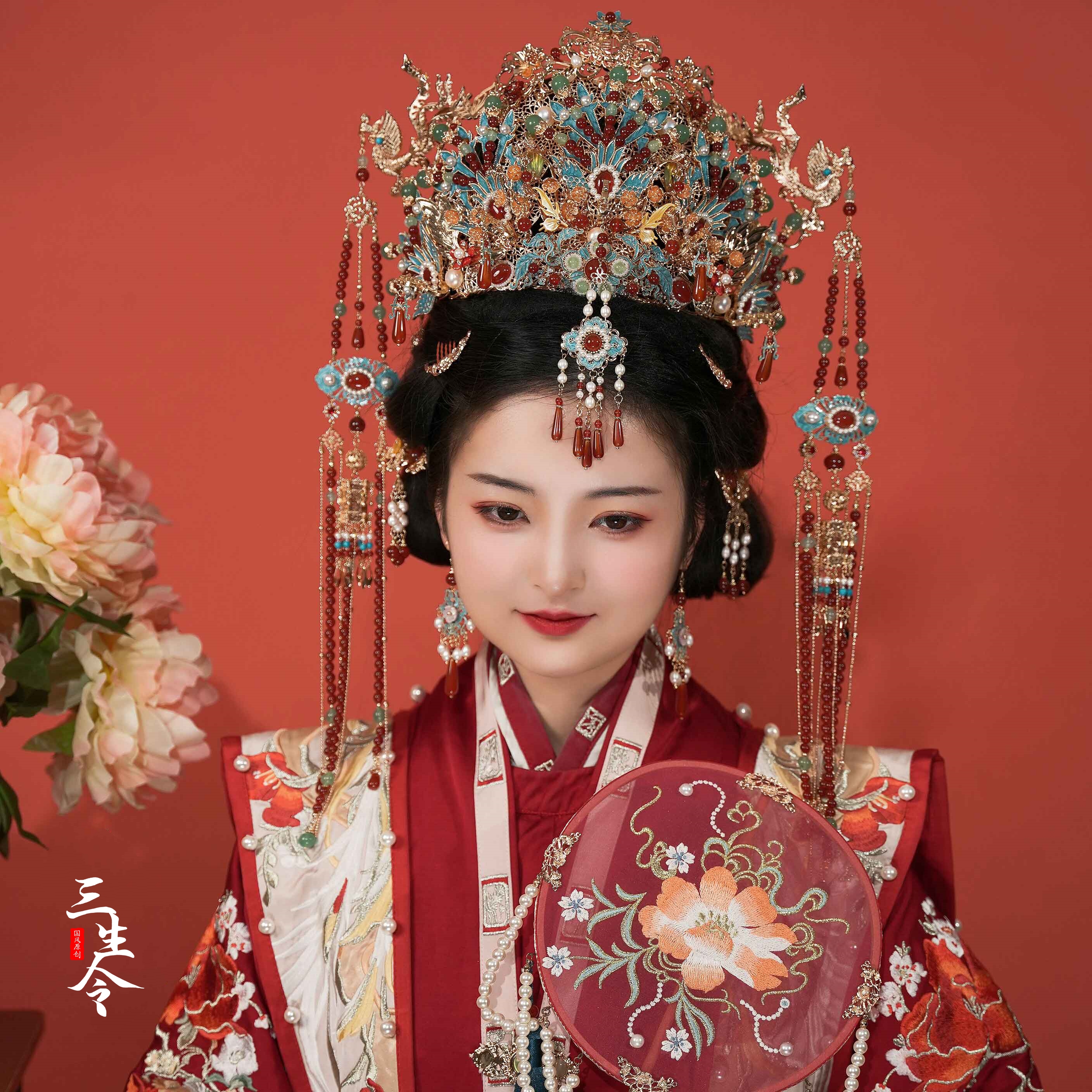 三生令【未央】原创发冠中式婚礼