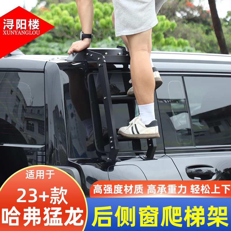 适用于23-26款哈弗猛龙尾箱侧爬梯挂梯装饰配件越野露营猛龙改装