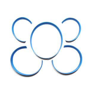 适用于保时捷卡宴911帕拉梅拉仪表盘装饰圈亮条718改装内饰贴配件