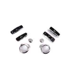 适用于捷豹fpace改装件F-pace座椅调节按键框贴fpace内饰装饰亮片