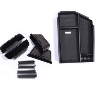 适用于13-19款奔驰ML GLS GLE级中控扶手箱储物盒改装车门储物盒