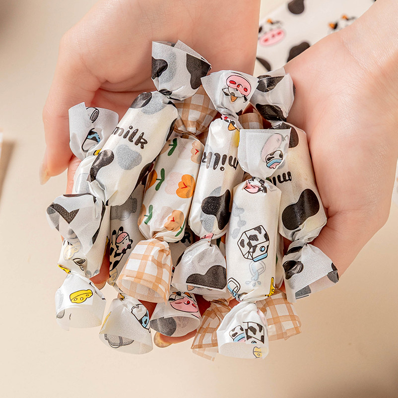 手工烘焙自制糖果包装纸子专用打包太妃奶糖牛轧糯米油纸卡通diy,厨房/烹饪用具,点心包装盒/包装袋,淘宝优惠券,粉丝福利购,淘宝优惠卷