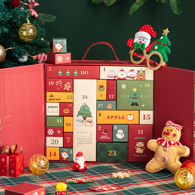 diy自制空圣诞倒数日历盲盒