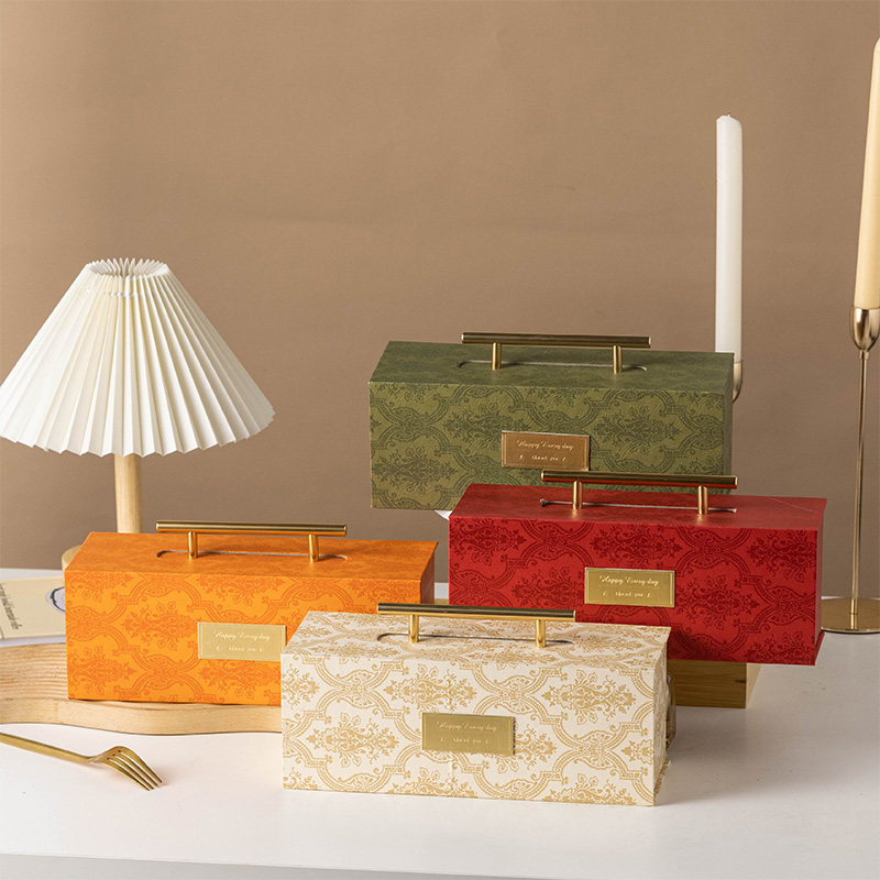 月饼包装盒手提高端礼盒空盒子中秋月饼礼品包装盒高档伴手礼品盒