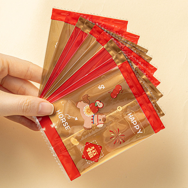 新年烘焙雪花酥饼干包装袋牛轧糖果曲奇机封口奶枣袋子单独立小,厨房/烹饪用具,点心包装盒/包装袋,淘宝优惠券,粉丝福利购,淘宝优惠卷