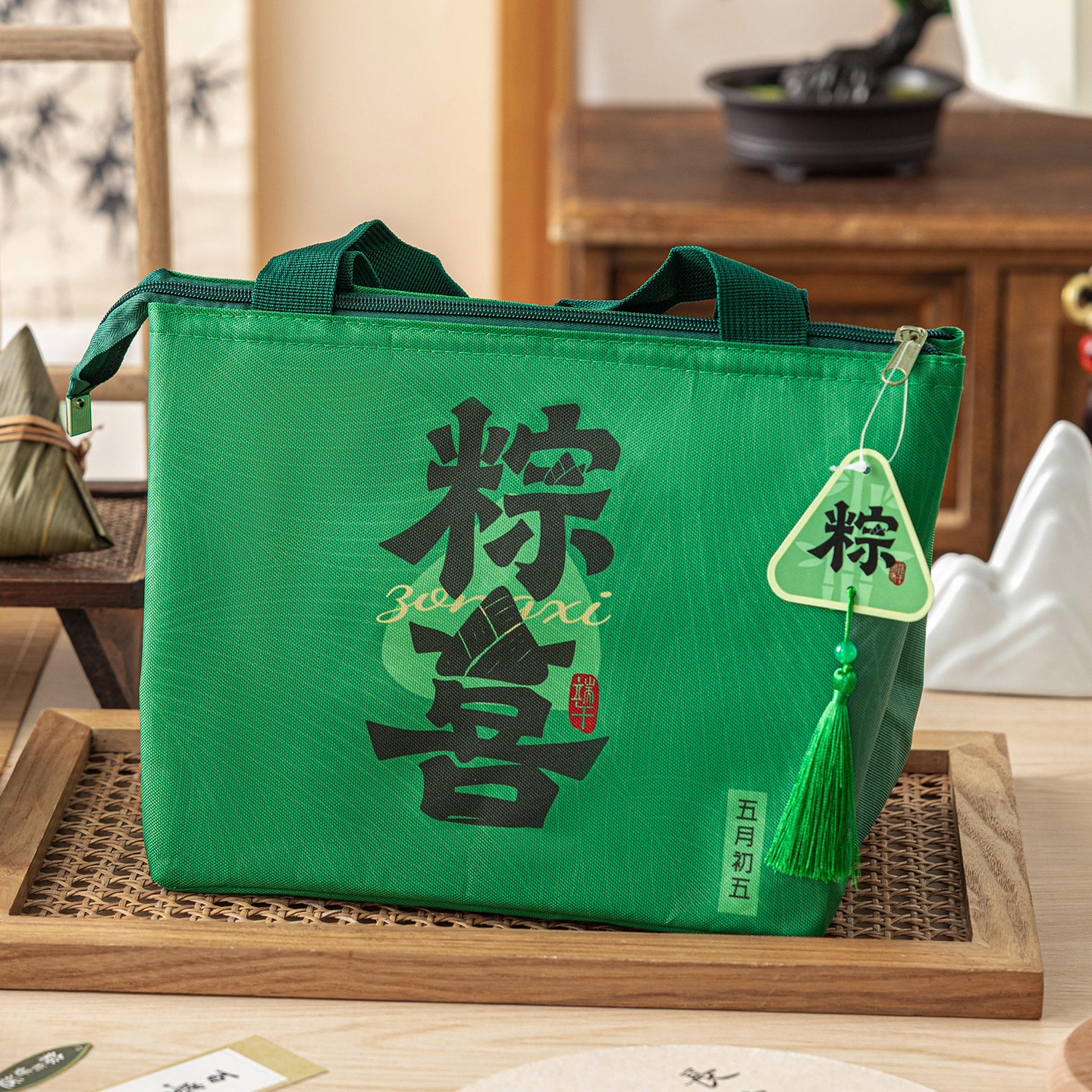 粽子保温袋冷藏保温手提耐用大号2026新款加厚铝箔装冰粽礼品高档